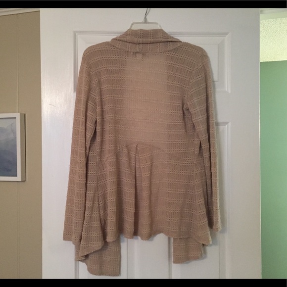Coldwater Creek Tan Cardigan, size XS - Picture 2 of 3